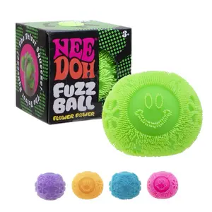 NeeDoh FuzzBall Flower Power Sensory Stress Ball for Stress Relief and Fidgeting