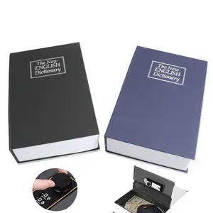 Diversion Book Safe Storage Box, Dictionary Secret Safe with Security Combination Lock,Fake Dictionary Metal Hide Stash Container for Storing Money, Jewelry, Gun and Passport