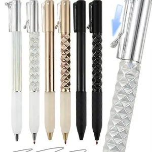 Fancy One-Click Deformation Fidget Pen, Fun Gel Writing Pen, Pen Set, Ink, 6 Pcs with Case, Pen Kit, Ideal for Journaling, Gifts for Professionals, Smooth Writing Pens