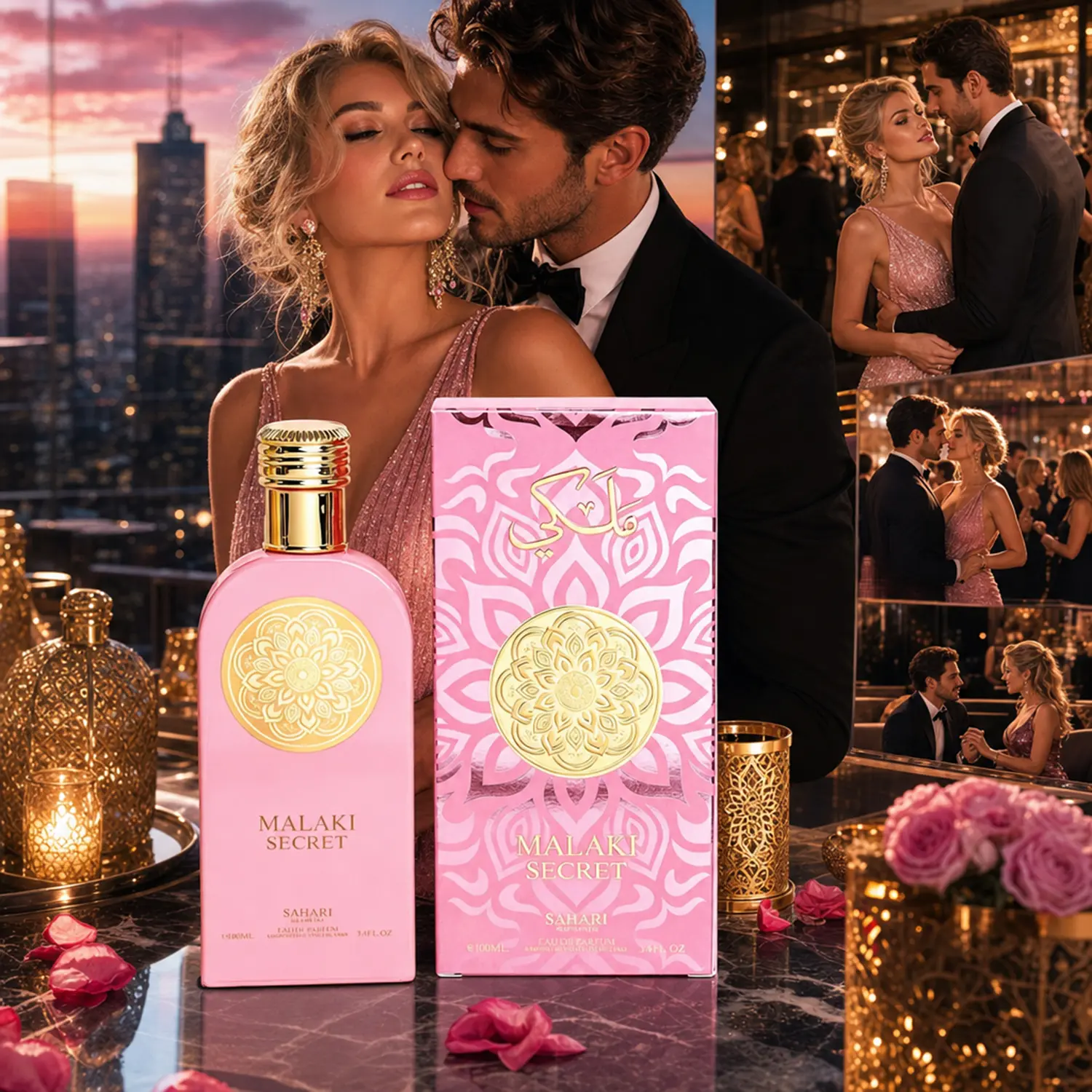 Pheromone Eau de Parfum for Women, Enhances Charm with Floral Scents of Jasmine and Musk, Long-Lasting Oriental Fragrance for Day & Night, 100ml (3.4 fl oz), Single Item