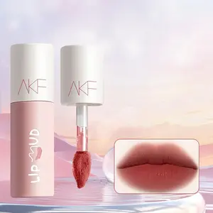 [Velvet Touch]  Matte Lip Mud Tint - Waterproof Non-Stick Cup Finish for Daily Wear