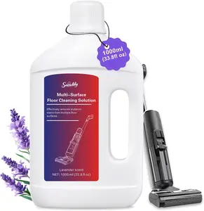 Snowlily Liquid Floor Cleaner for Dreame Wet Dry Vacuums & Robot Mops, Non-Toxic, Pet-Friendly, No Residue, Multi-Purpose Cleaning Solution (Lavender Orange Lily Scent, 33.8 Fl Oz), Non-Toxic Floor Cleaners use household