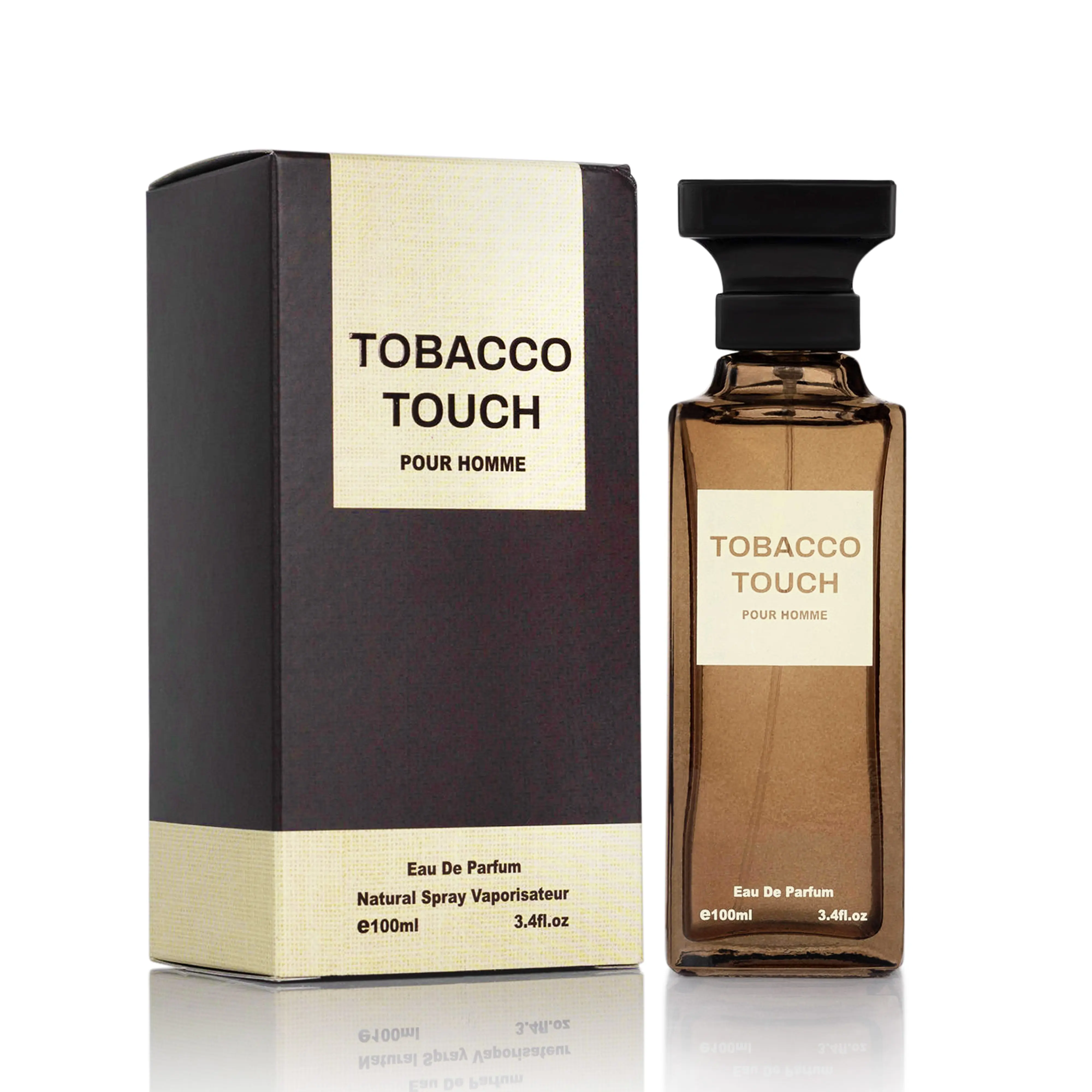 Urban Collection Touch Intense Eau de Parfum, Long-Lasting Unisex Gourmand Perfume with Amber, Cacao & Tonka Bean - Warm Spicy Scent for Adults, 100ml / 3.4 oz, Single Item