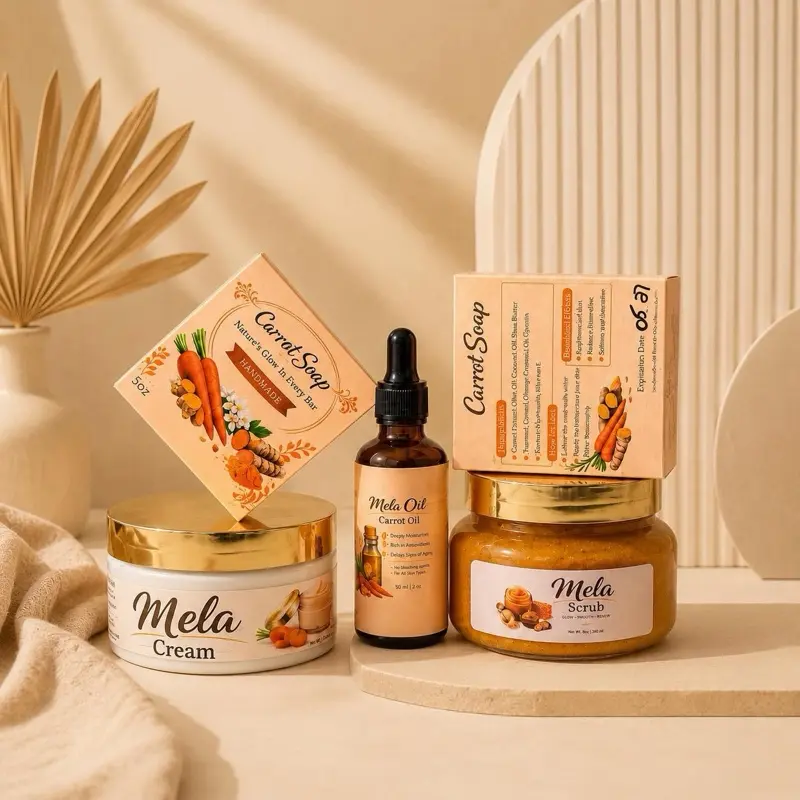 Mela Glow Set Skin Repair Body Care