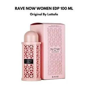 Lattafa | Rave Now | Eau De Parfum | Womens Fragrance | 100 ML - 3.4 oz | Sweet - Powdery & Fruity Notes | Vanilla