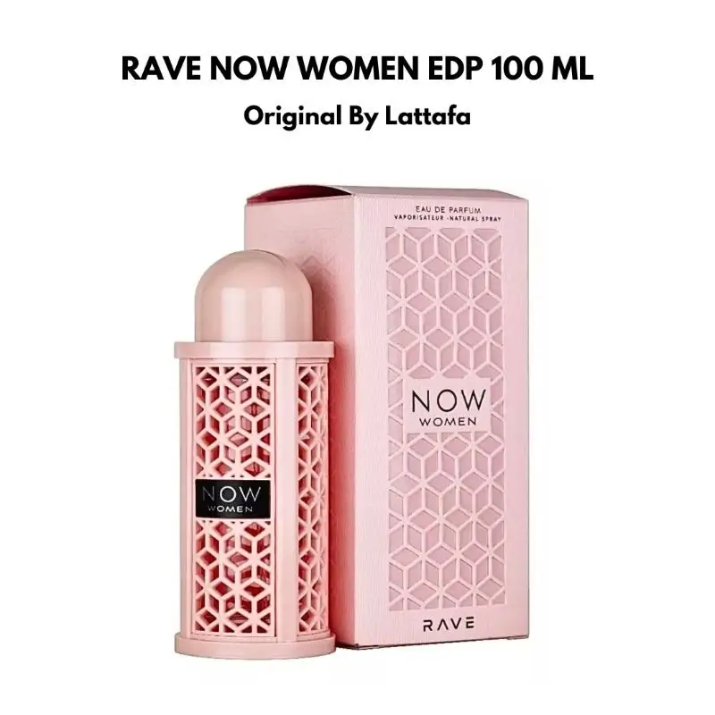 Lattafa | Rave Now | Eau De Parfum | Womens Fragrance | 100 ML - 3.4 oz | Sweet - Powdery & Fruity Notes