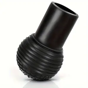 1pc Black Rubber 2-Inch Barbell Bomb Landmine Attachment for Press, Row, Split Squat - Durable 360°   Rotation, Non-Slip, No Scratches, No Battery Required, Easy to Use Adult Fitness Equipment