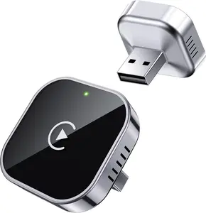 DriveView Wireless CarPlay Adapter 2025 Upgrade Wired CarPlay to Wireless, Mini USB Design for Cars with Built-in Wired Apple CarPlay Plug and Play Easy Use Fast Stable Connection Car Play for iPhone