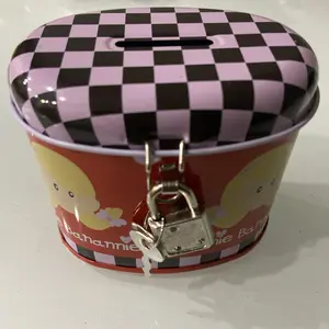Tin Bank With Lock Vintage 2000 Annie Banannie By Molly And Friends
