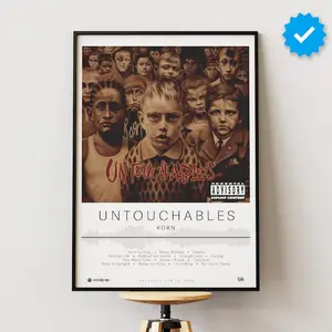 Korn Poster | Untouchables Poster | Album Poster Prints | Wall Decor Posters | Album Cover | Metal Music Poster