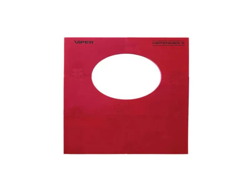 Viper Defender 3 Rectangle Dartboard Surround, Reversible Red EVA Foam Wall Protection, Universal Fit for Dartboards with Snap Segments & Adhesive Band, Quick Setup