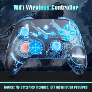 Multi-Platform WiFi Wireless Controller for Xbox One/Series X|S,Windows 10/11,Hall Effect Triggers, Turbo & Macro Programmable Gamepad with RGB Battery Indicator, 3-Way Connectivity,TikTokShopStockUp
