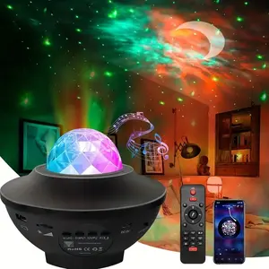 Starry Sky Projector Night Neon Signs Light, Bluetooth-compatible Remote Control Star Night Light, Decor Light, Music Ambient Light For Bedroom Party Home Decor, Led Ball Lights, Aurora Projector Lamp, Multifunctional Led Light