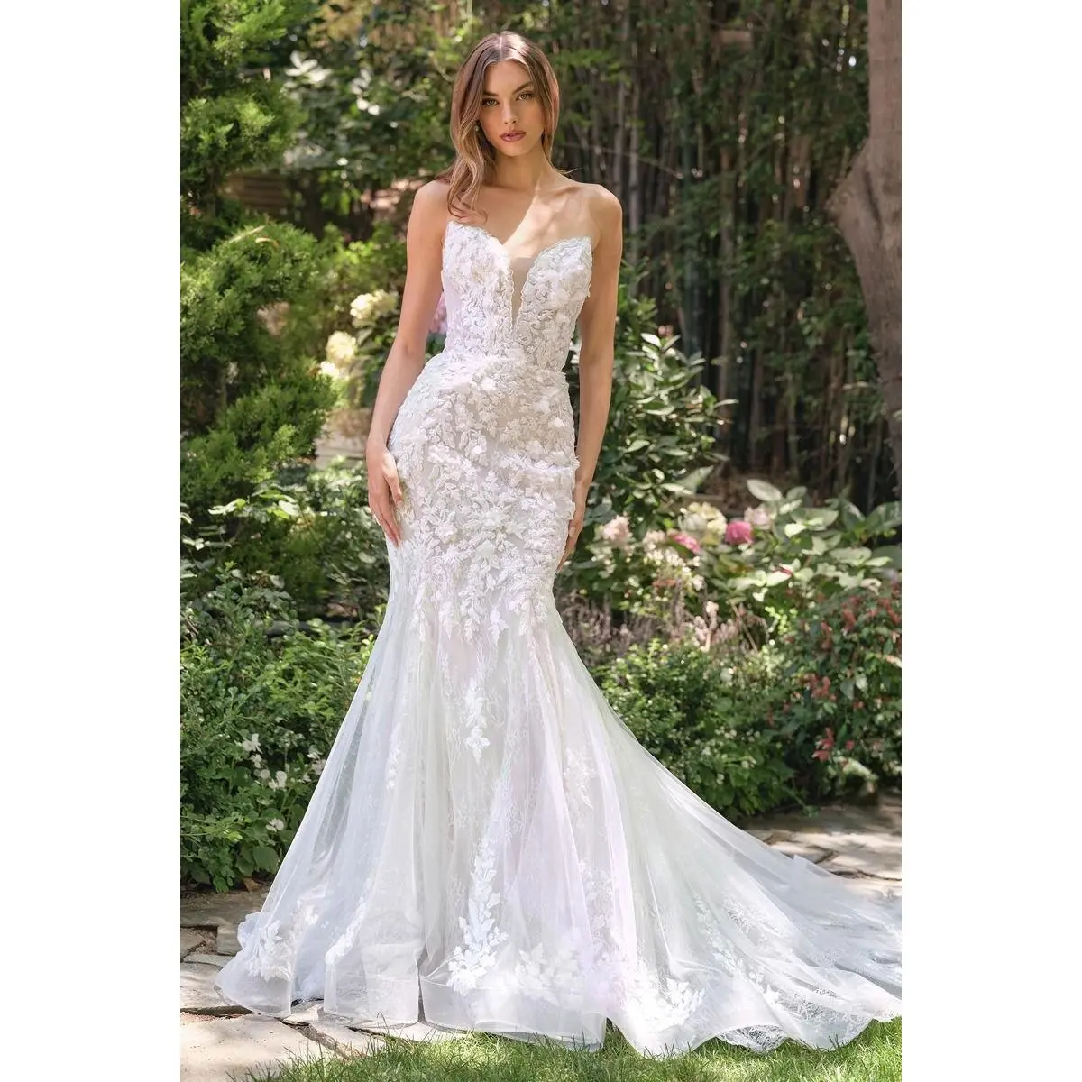Andrea and Leo -WL088 Strapless Bridal Mermaid Dress