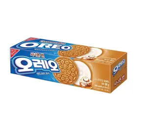 Oreo Sandwich Cinnamon Bun 80g - Exotic Korean Oreos, Sweet and Savory Snack, Perfect for Parties and Gatherings