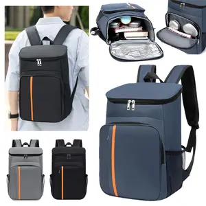 Isothermal Cooler Backpack, Waterproof Thermal Bag, Large Picnic Bag, Lunch Backpack, Thermal Cooler Backpack for Beach Picnics Camping Hiking