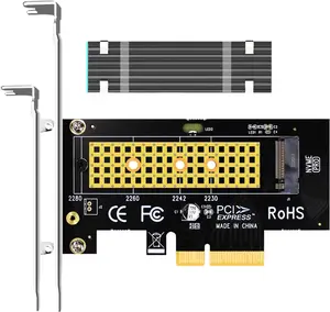 PA09-HS M.2 NVMe to PCIe 4.0 X4 Adapter with M.2 Heatsink for M.2 NVMe SSD