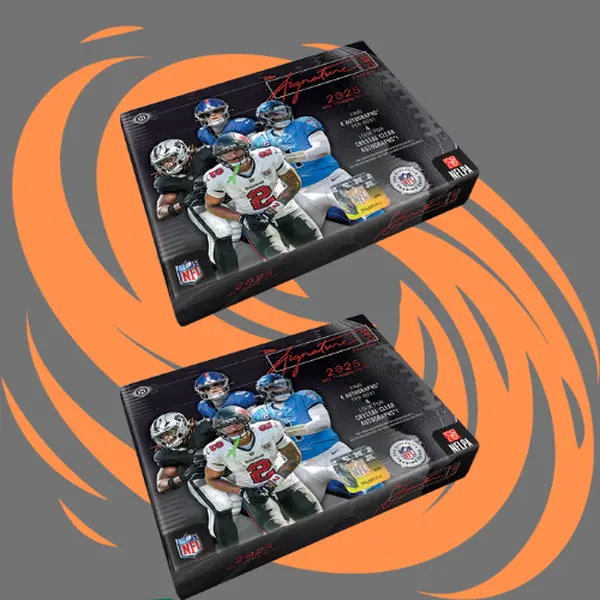 NFL Pick Your Team Break Dutch Auction (2) 2025 TOPPS SIGNATURE CLASS Jumbo BOXes