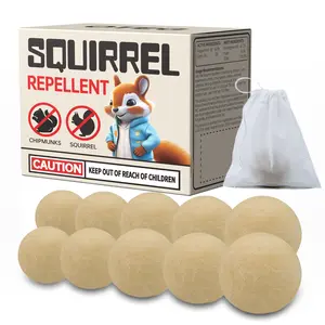 10 Packs Squirrel Repellent Outdoor Garden, Chipmunk Repellent Outdoor, Squirrel Deterrent, Squirrel Repellant Indoor Attic, Chipmunk Deterrent