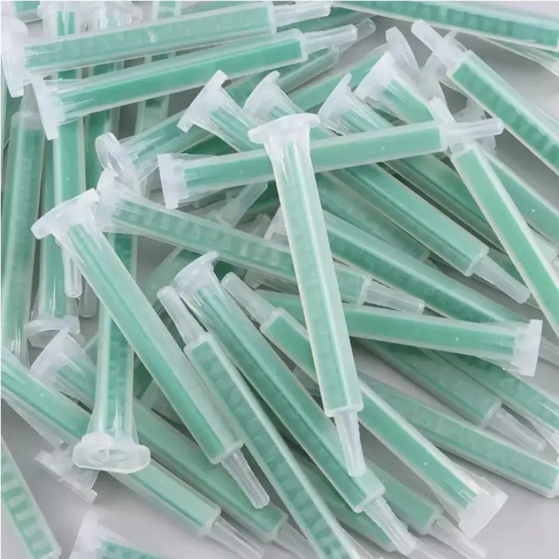 50pcs Epoxy Resin Mixing Nozzle Static Stirrer, Ab Glue Gun Dual Component Liquid Mixer, Adhesive Mixing Tube Syringe, Home