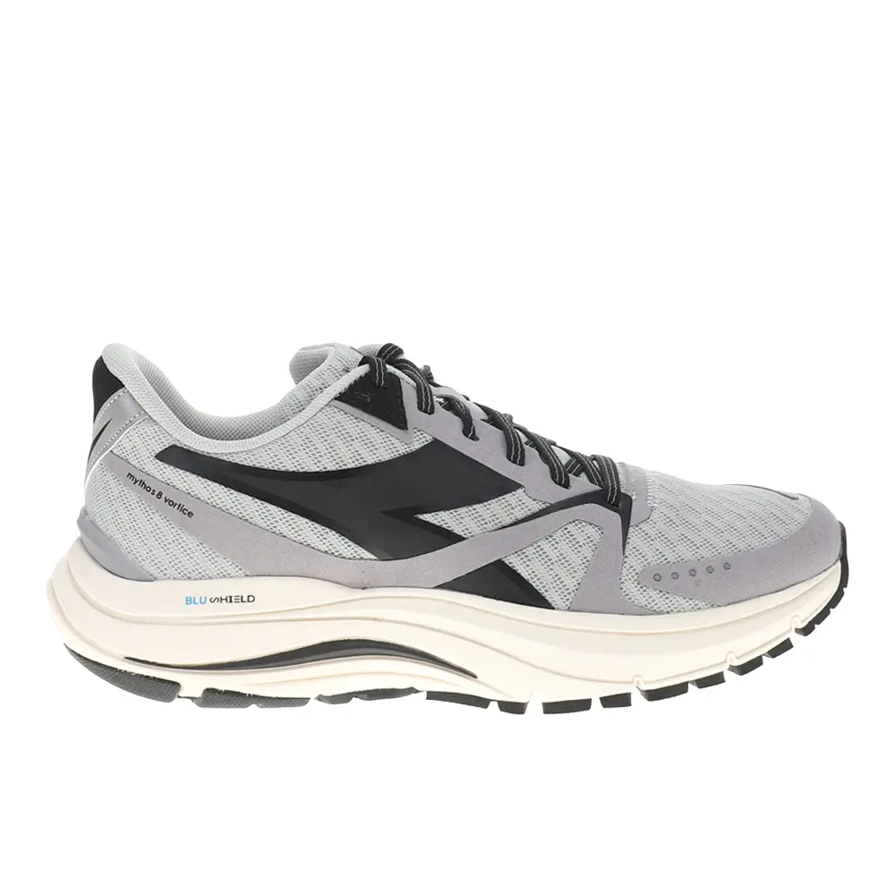 diadora Mens Mythos Blushield 8 Vortice Running Sneakers Shoes - Grey
