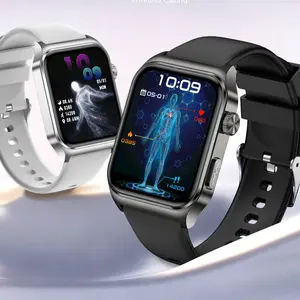 Smart ECG health monitoring watch — electrocardiogram, non-invasive blood glucose measurement, HRV function, blood pressure, uric acid and cholesterol detection