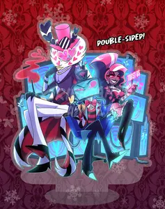 Hazbin Hotel The Vees Standee Acrylic Hazbin Hotel Standees Funny Acrylic Decor For Fan