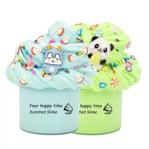 2pcs Fluffy Butter Mud Non-Stick Soft Stretchable Clay DIY Creative Art Craft School Prize Birthday Party Gift 70ML