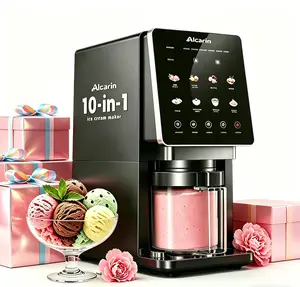 <Gifts for Dad> 10-in-1 Electric Ice Cream Maker Machine for Homemade, Frozen Treat, Gelato, Froyo, Mix-in & More, High-Protein, Keto, Vegan, Dairy-Free Options