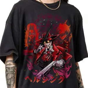 [Sale up to 30%] Alucard Hellsing Anime Manga Lovers Shirt, Graphic Japanese Vintage Special Anime T-shirt, Fan Gifts