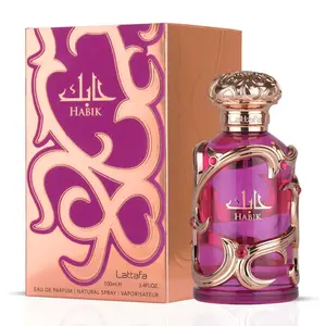 Lattafa Habik Eau de Parfum for Women – 100ml | Elegant, Floral & Sweet Feminine Fragrance