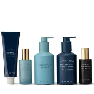 RANAVAT South Asian Blowout Set Unisex Haircare with Shampoo Conditioner Serum Masque & Leave In Treatment for All Hair Types Cruelty Free Vegan