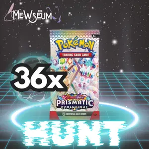 PRISMATIC EVOLUTIONS ARTIFACT HUNT 36 PACKS