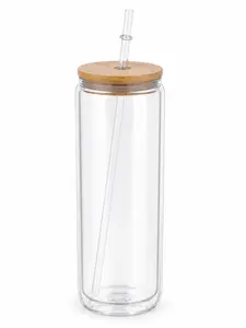 20oz Personalized  acrylic cup with bamboo lid