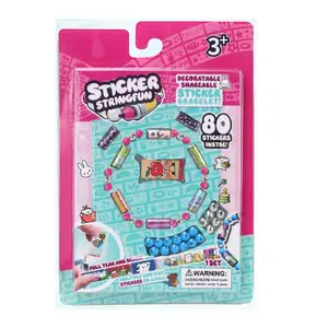 Cute Mini Sticker Bracelets Set, Crafts, Wearable & Shareable, Unique Patterns, Perfect for Christmas Party Gifts, Diary Decorations, Creative Birthday Presents