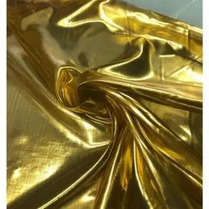 Beautiful 24K Gold color Lame fabric, 60” wide sold by the yard