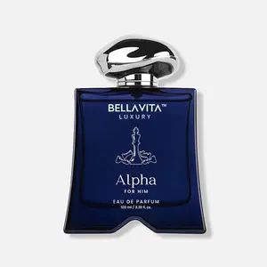 BellaVita Luxury’s Mood Collection Alpha for Him | EDP | Bergamot, Lily & Cedarwood | Premium Long-Lasting Fragrance for Men | 3.38 Fl.oz