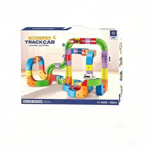 Electric Train Set Flexible Race Track Rail Toys, Building Toy Train Track Gravity-Defying 3D Embedded Layouts & Motorized Car, STEM Learning Easter Baskets Gift  #SummerVibes