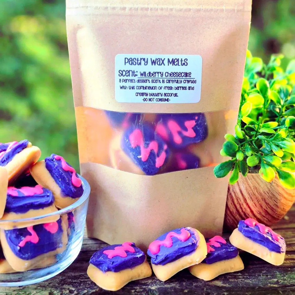 Mini Poptart Bite Wax Melts Wildberry Cheesecake