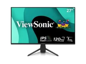 Viewsonic VX2770-MHD 27in 1080P IPS Monitor - 1ms Response Time, 120Hz Refresh Rate, Gaming Monitor for Computers & Office Use, Monitors