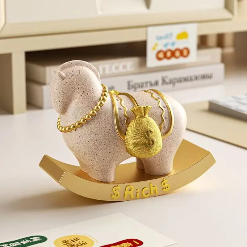 Prosperity Horse Money Charm Decor Lucky Horse Brings Good Energy