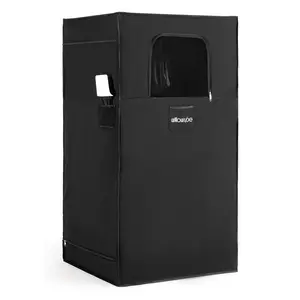 portable infrared sauna for home with 6 Heating Plates, sauna tent, Foot Heating Pad and LED Warm Light, dry infrared sauna box for full body, Personal Home Spa