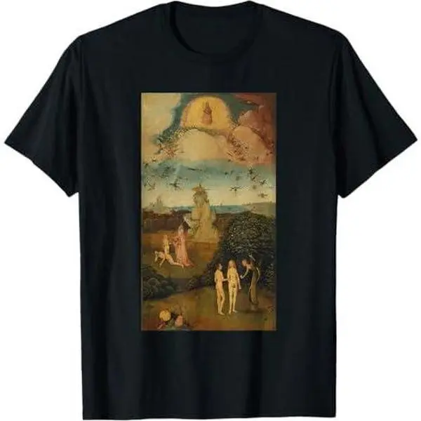 The Haywain Triptych Famous Painting By Bosch T-Shirt