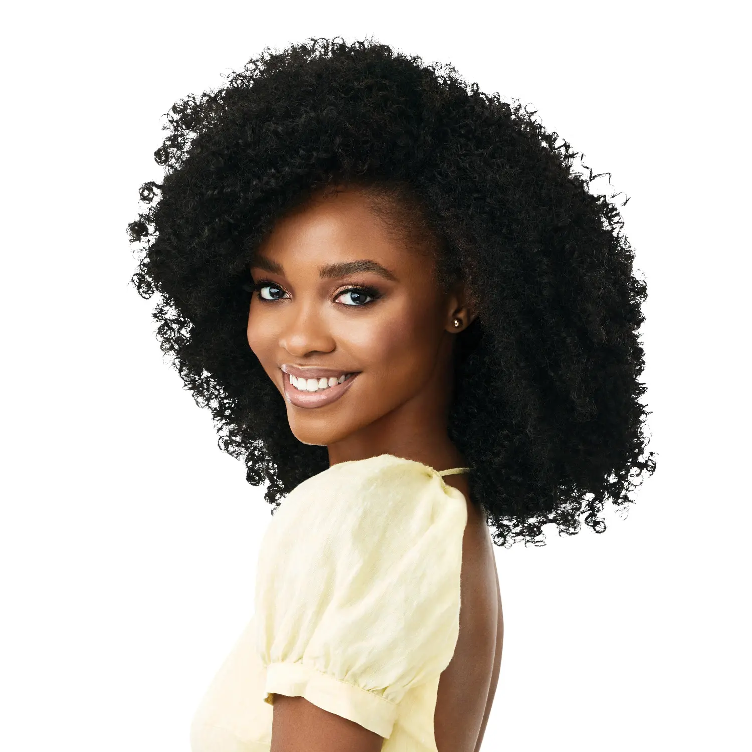 Outre Bahama Mama Converti-Cap Synthetic Wig, Adult Spiral End Style with Breathable Cap & Adjustable Drawstring for a Custom Fit, Spiral End Wig, Curled Synthetic Wig, Synthetic Wigs
