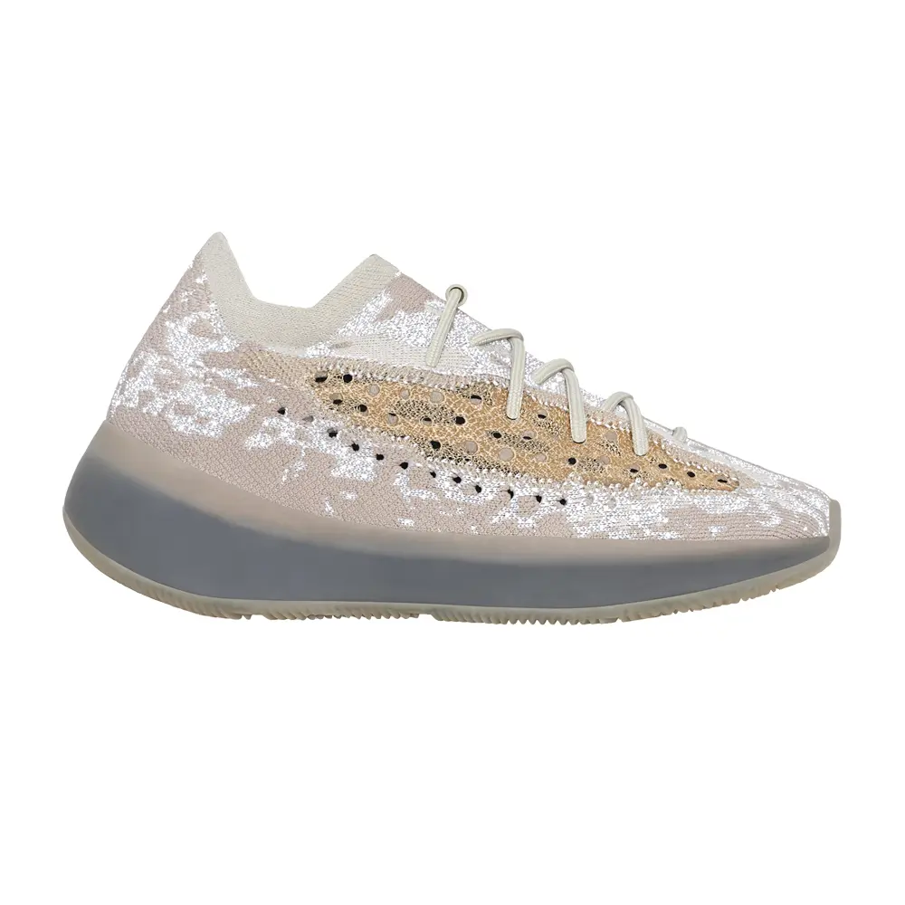 adidas Mens Yeezy Boost 380 Lace Up Sneakers Shoes Casual - Beige