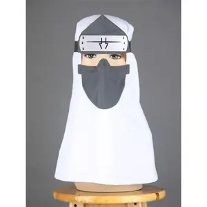 NARUTO Unisex Kakuzu Ninja Cosplay Costume Ninja Hairwear Headgear