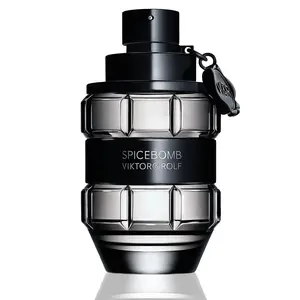 Viktor & Rolf Spicebomb Eau de Toilette 50 ml - Warm Spicy Signature Scent for Men, Iconic Grenade-Style Bottle, Long-Lasting Fragrance
