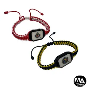 Club America Artisanal Adjustable Unisex Bracelet thread/ Pulsera Artesanal de Hilo de Club America, Souvenir, Gift