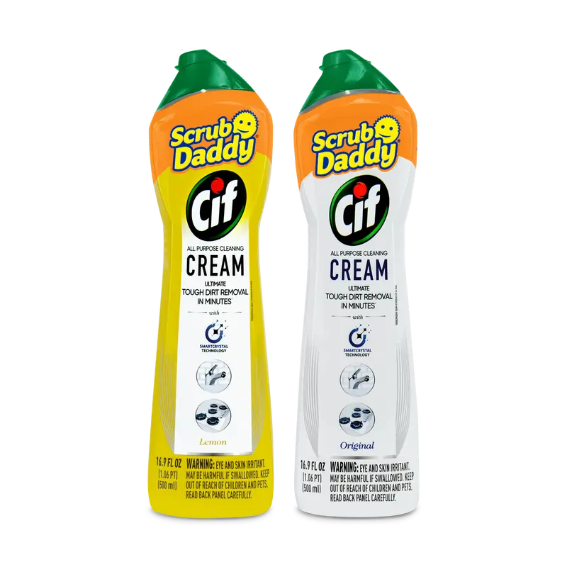 Scrub Daddy Cif All Purpose Cream Cleanser - Original Formula for Household Cleaning - Effective for Dirt Removal