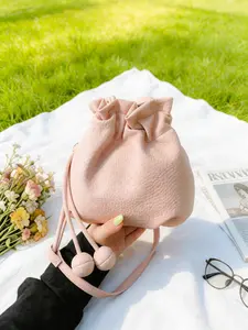 Unique Design Crossbody Bag, Versatile Shoulder Bag, Drawstring Pouch, Ideal for Commuting, Travel, Shopping, Fashionable Accessory